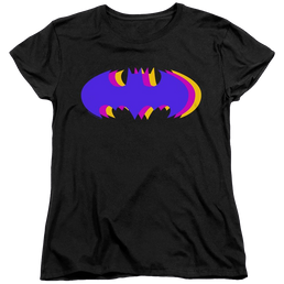 Dc Batman Tri Colored Symbol - Women's T-Shirt Women's T-Shirt Batman   