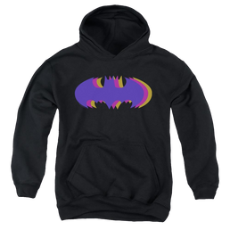 Dc Batman Tri Colored Symbol - Youth Hoodie Youth Hoodie (Ages 8-12) Batman   