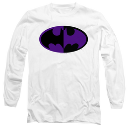 Dc Batman Split Symbol - Men's Long Sleeve T-Shirt Men's Long Sleeve T-Shirt Batman   