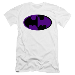 Dc Batman Split Symbol - Men's Premium Slim Fit T-Shirt Men's Premium Slim Fit T-Shirt Batman   