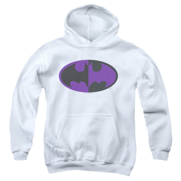 Dc Batman Split Symbol - Youth Hoodie Youth Hoodie (Ages 8-12) Batman   
