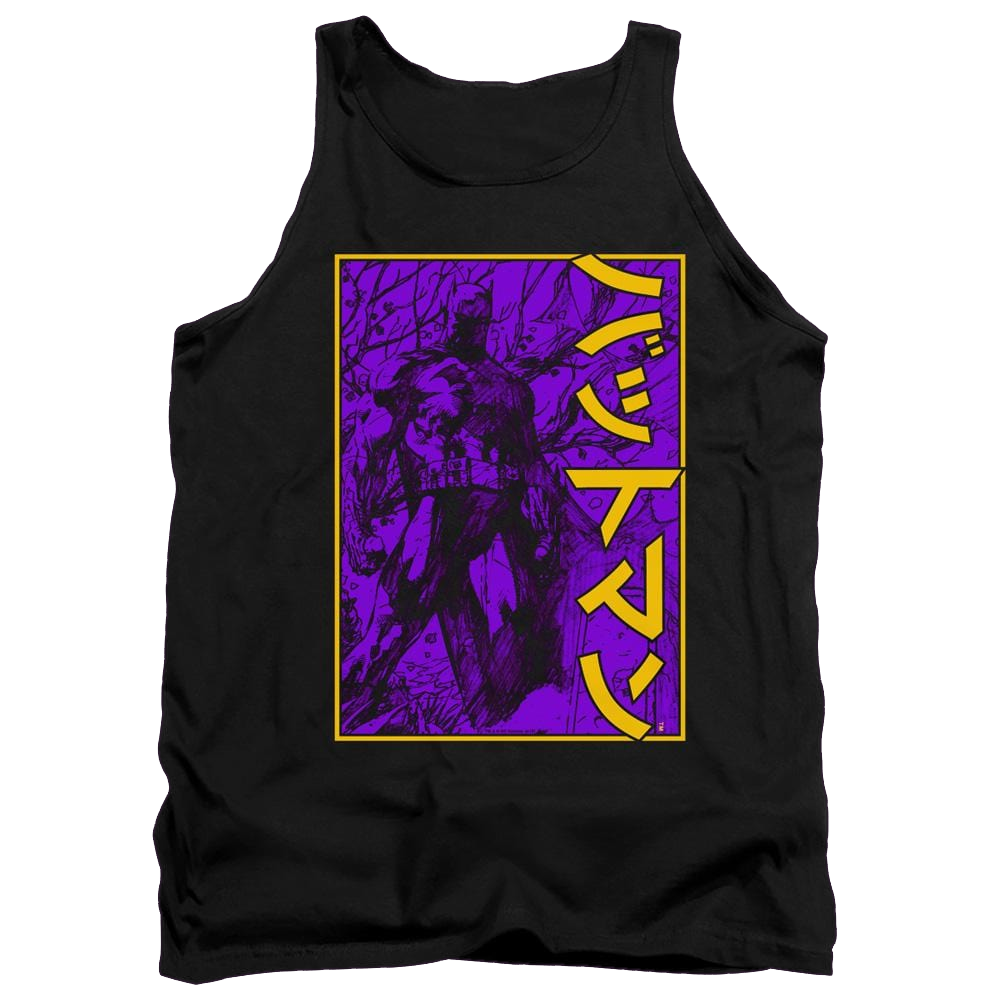 Dc Batman Big Framed Kanji - Men's Tank Top Men's Tank Batman   
