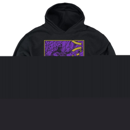 Dc Batman Big Framed Kanji - Youth Hoodie Youth Hoodie (Ages 8-12) Batman   