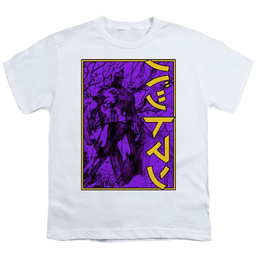 Dc Batman Big Framed Kanji - Youth T-Shirt Youth T-Shirt (Ages 8-12) Batman   
