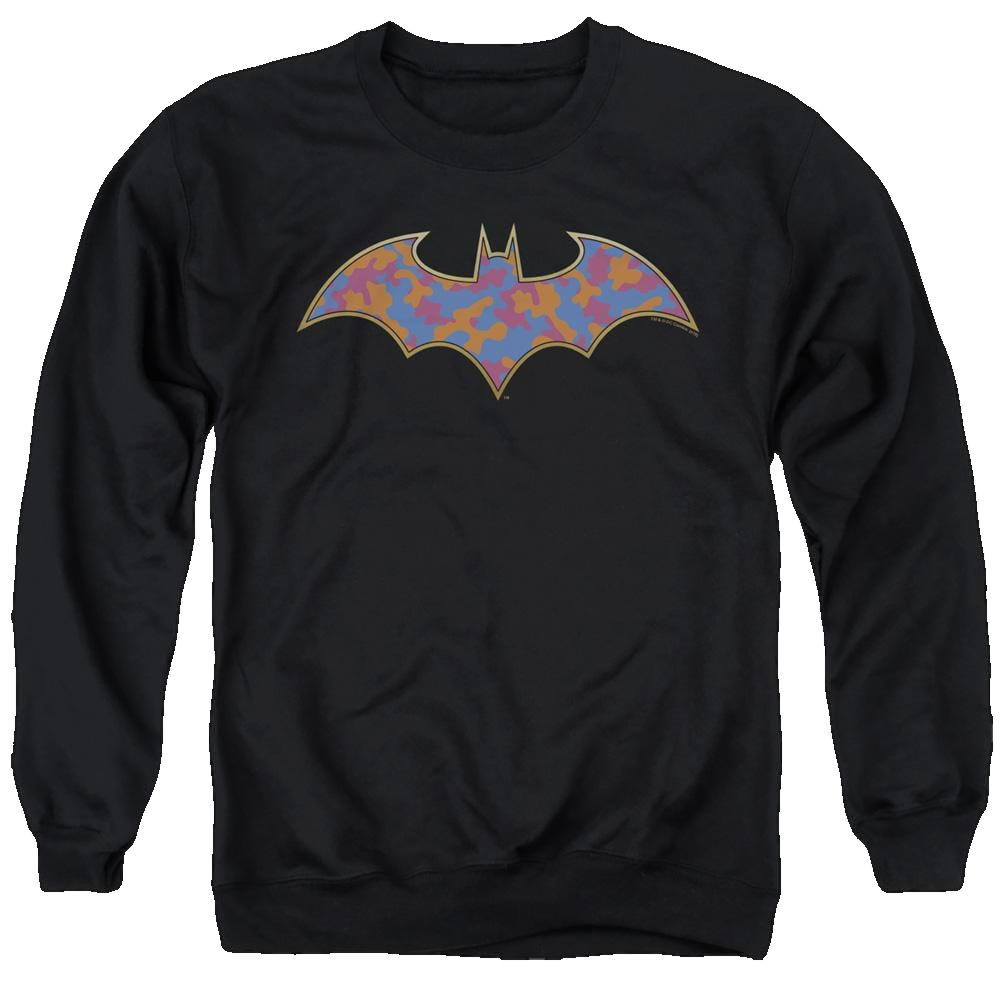 Dc Batman Gold Camo - Men's Crewneck Sweatshirt Men's Crewneck Sweatshirt Batman   