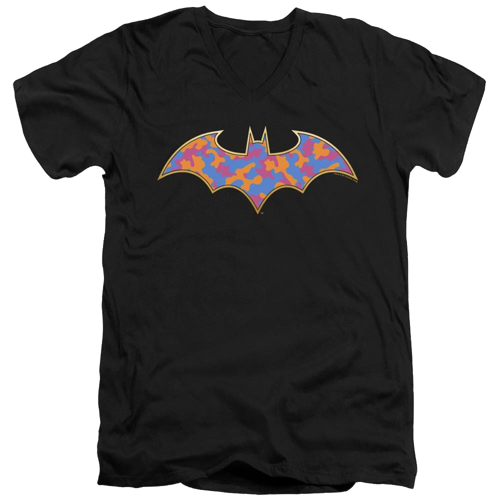 Dc Batman Gold Camo - Men's V-Neck T-Shirt Men's V-Neck T-Shirt Batman   