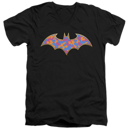 Dc Batman Gold Camo - Men's V-Neck T-Shirt Men's V-Neck T-Shirt Batman   