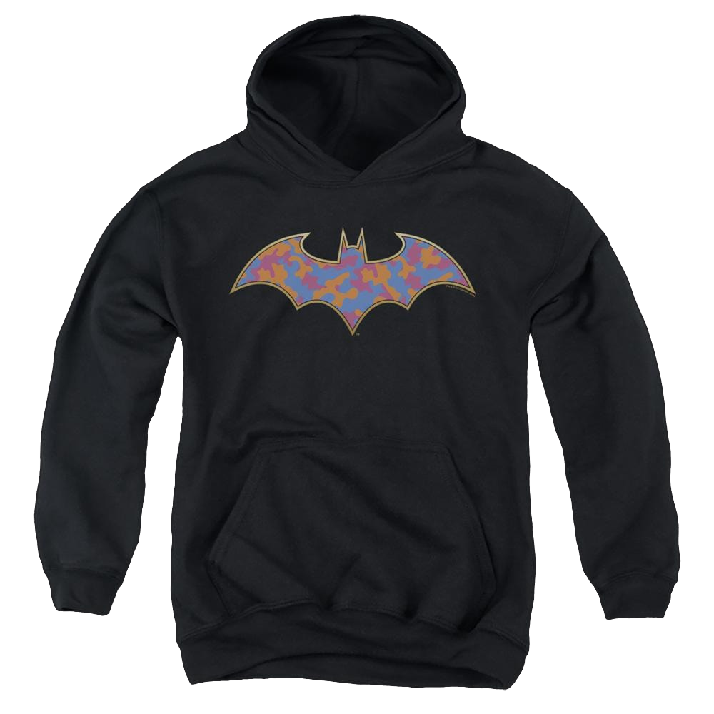 Dc Batman Gold Camo - Youth Hoodie Youth Hoodie (Ages 8-12) Batman   