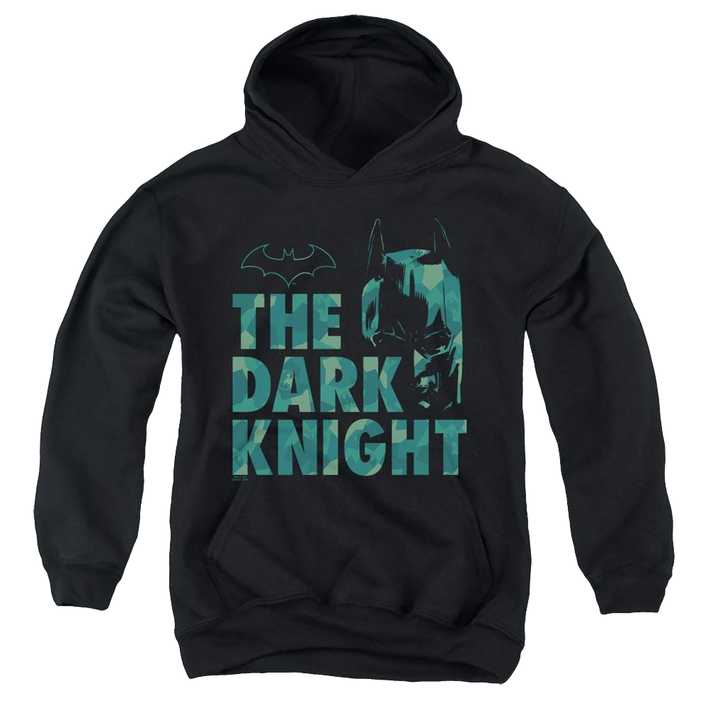 Dc Batman Cutting Pattern - Youth Hoodie Youth Hoodie (Ages 8-12) Batman   
