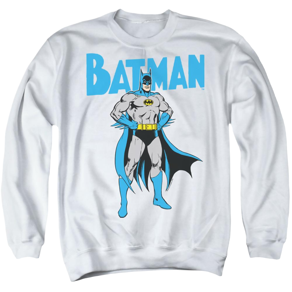Dc Batman Stance - Men's Crewneck Sweatshirt Men's Crewneck Sweatshirt Batman   