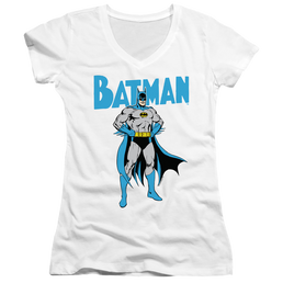 Dc Batman Stance - Juniors V-Neck T-Shirt Juniors V-Neck T-Shirt Batman   