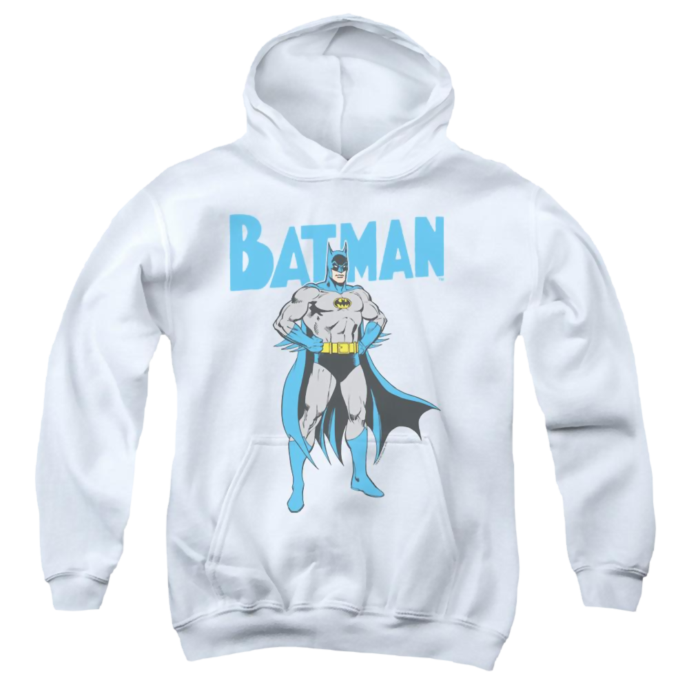 Dc Batman Stance - Youth Hoodie Youth Hoodie (Ages 8-12) Batman   