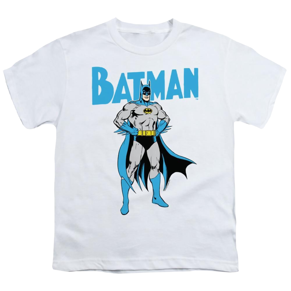 Dc Batman Stance - Youth T-Shirt Youth T-Shirt (Ages 8-12) Batman   