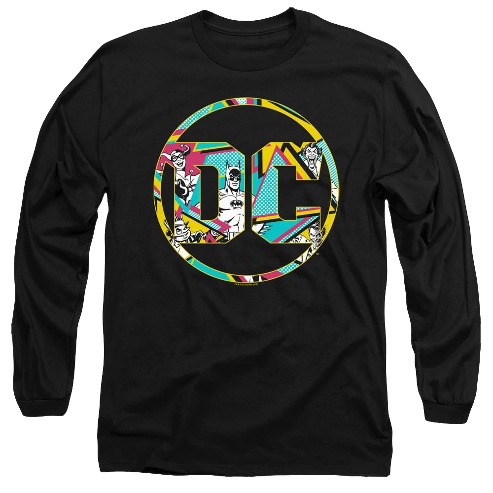 Dc Batman 80S Bat Logo - Men's Long Sleeve T-Shirt Men's Long Sleeve T-Shirt Batman   