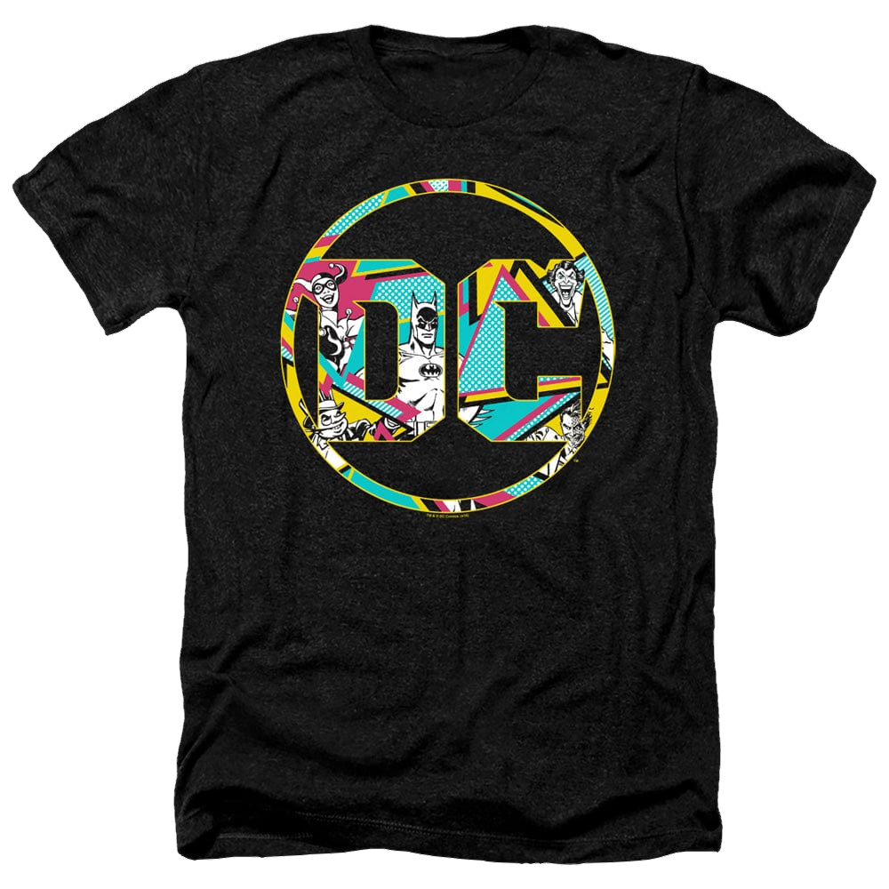 DC Batman 80S Bat Logo - Men's Heather T-Shirt Men's Heather T-Shirt Batman   