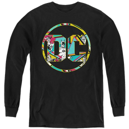 Dc Batman 80S Bat Logo - Youth Long Sleeve T-Shirt Youth Long Sleeve T-Shirt Batman   