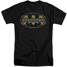 Dc Batman Aztec Fill - Men's Tall Fit T-Shirt Men's Tall Fit T-Shirt Batman   