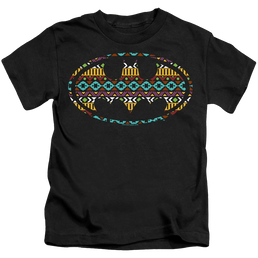 Dc Batman Aztec Fill - Kid's T-Shirt Kid's T-Shirt (Ages 4-7) Batman   