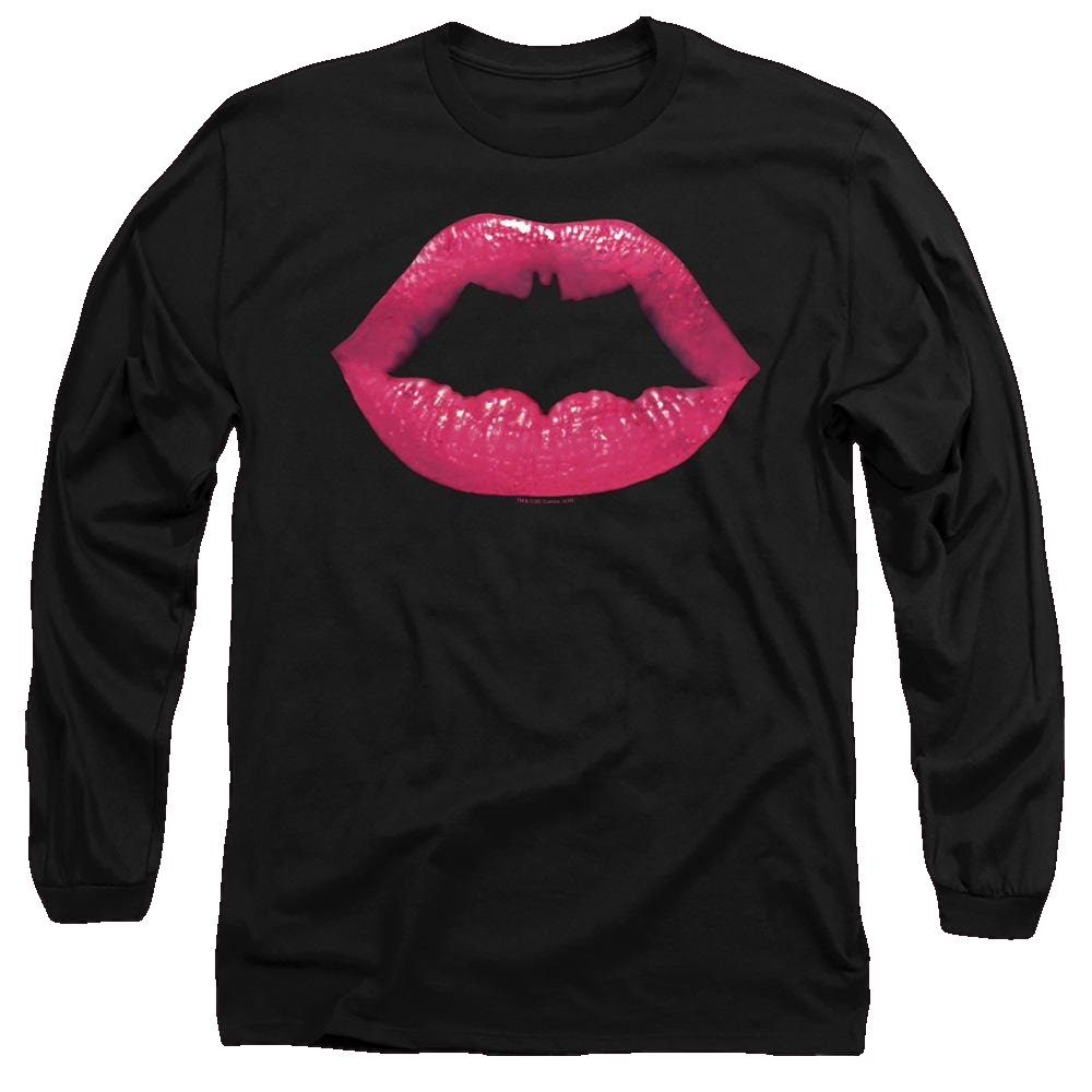Dc Batman Bat Kiss - Men's Long Sleeve T-Shirt Men's Long Sleeve T-Shirt Batman   