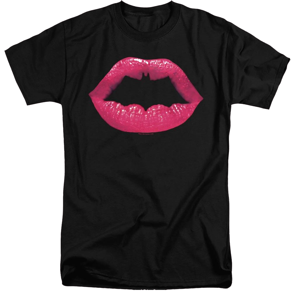 Dc Batman Bat Kiss - Men's Tall Fit T-Shirt Men's Tall Fit T-Shirt Batman   
