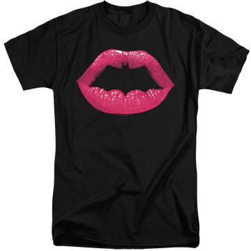 Dc Batman Bat Kiss - Men's Tall Fit T-Shirt Men's Tall Fit T-Shirt Batman   