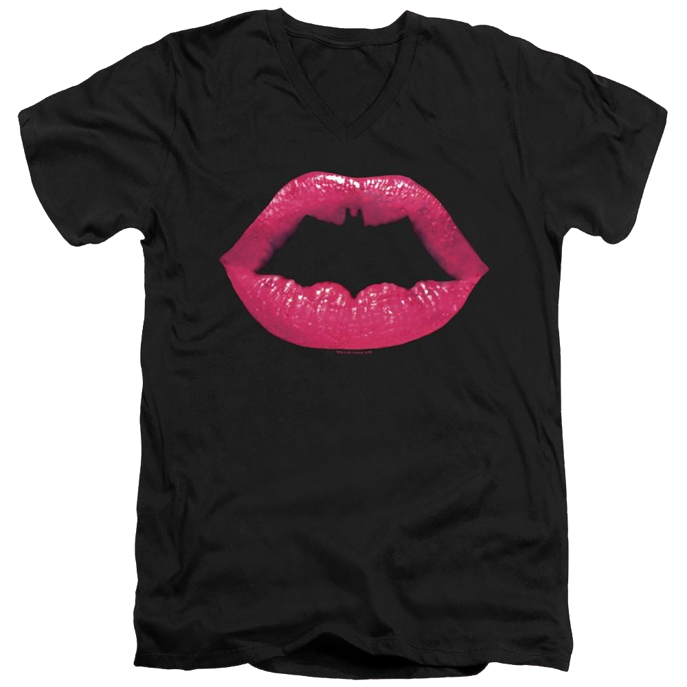 Dc Batman Bat Kiss - Men's V-Neck T-Shirt Men's V-Neck T-Shirt Batman   