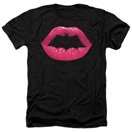 DC Batman Bat Kiss - Men's Heather T-Shirt Men's Heather T-Shirt Batman   