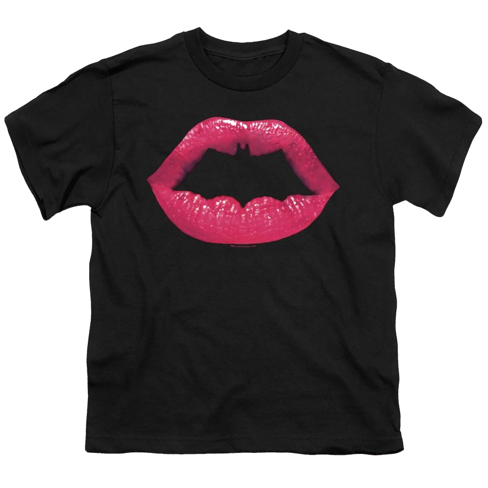 Dc Batman Bat Kiss - Youth T-Shirt Youth T-Shirt (Ages 8-12) Batman   