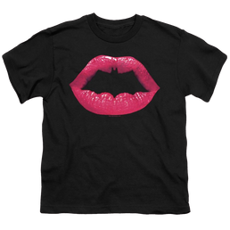 Dc Batman Bat Kiss - Youth T-Shirt Youth T-Shirt (Ages 8-12) Batman   