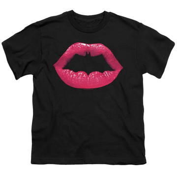 Dc Batman Bat Kiss - Youth T-Shirt Youth T-Shirt (Ages 8-12) Batman   