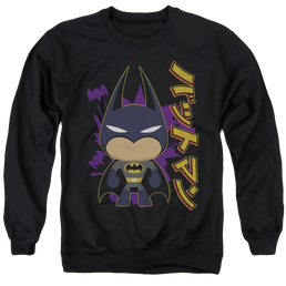 Dc Batman Cute Kanji - Men's Crewneck Sweatshirt Men's Crewneck Sweatshirt Batman   