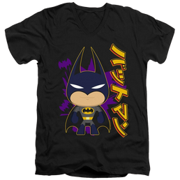 Dc Batman Cute Kanji - Men's V-Neck T-Shirt Men's V-Neck T-Shirt Batman   
