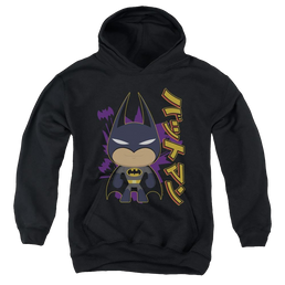 Dc Batman Cute Kanji - Youth Hoodie Youth Hoodie (Ages 8-12) Batman   