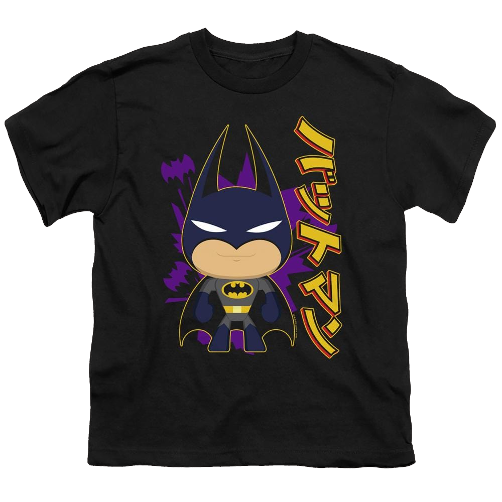Dc Batman Cute Kanji - Youth T-Shirt Youth T-Shirt (Ages 8-12) Batman   