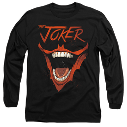 Joker, The Joker Bat Laugh - Men's Long Sleeve T-Shirt Men's Long Sleeve T-Shirt Joker   