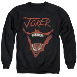 Joker, The Joker Bat Laugh - Men's Crewneck Sweatshirt Men's Crewneck Sweatshirt Joker   
