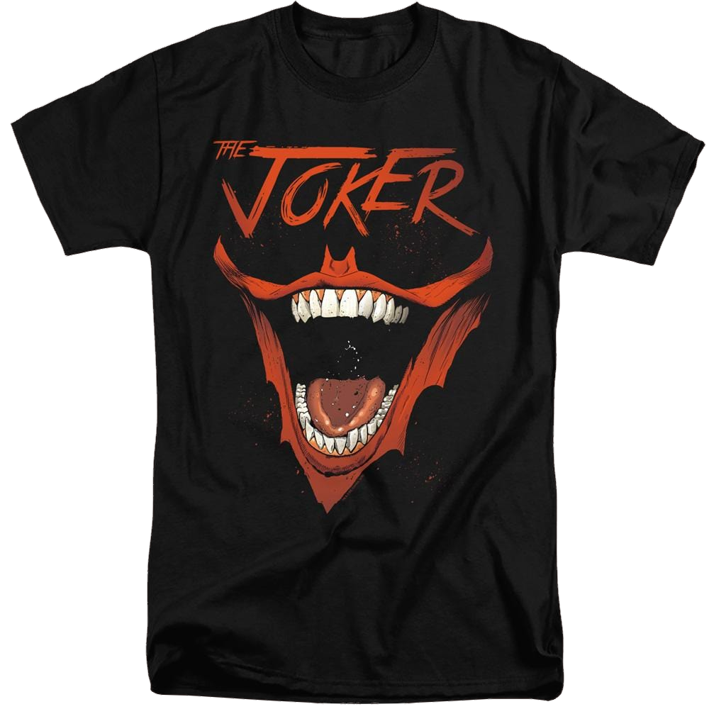 Joker, The Joker Bat Laugh - Men's Tall Fit T-Shirt Men's Tall Fit T-Shirt Joker   