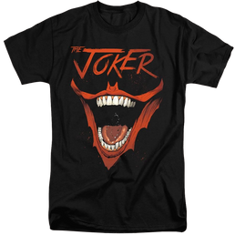 Joker, The Joker Bat Laugh - Men's Tall Fit T-Shirt Men's Tall Fit T-Shirt Joker   