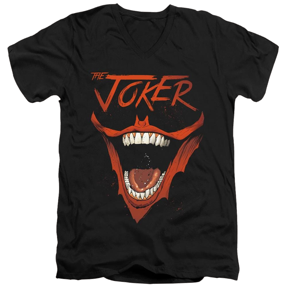Joker, The Joker Bat Laugh - Men's V-Neck T-Shirt Men's V-Neck T-Shirt Joker   