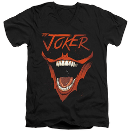 Joker, The Joker Bat Laugh - Men's V-Neck T-Shirt Men's V-Neck T-Shirt Joker   