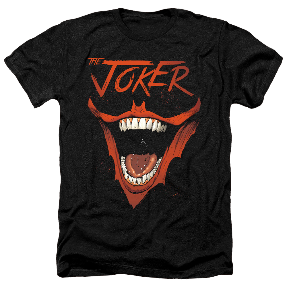 Joker, The Joker Bat Laugh - Men's Heather T-Shirt Men's Heather T-Shirt Joker   