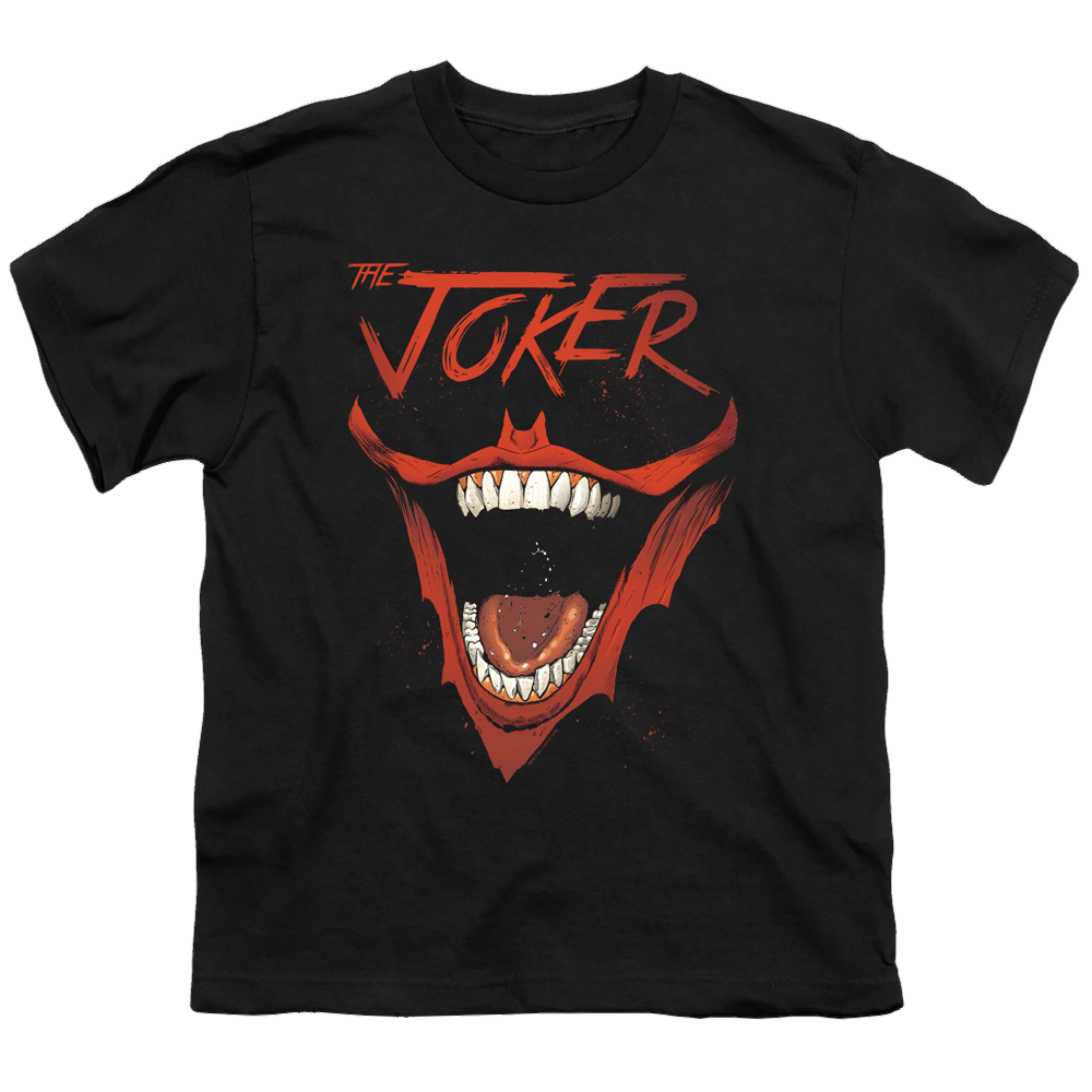 Joker, The Joker Bat Laugh - Youth T-Shirt Youth T-Shirt (Ages 8-12) Joker   