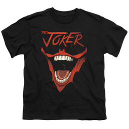 Joker, The Joker Bat Laugh - Youth T-Shirt Youth T-Shirt (Ages 8-12) Joker   