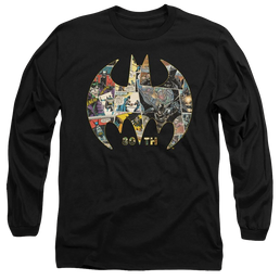 Dc Batman 80Th Shield - Men's Long Sleeve T-Shirt Men's Long Sleeve T-Shirt Batman   