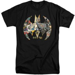 Dc Batman 80Th Shield - Men's Tall Fit T-Shirt Men's Tall Fit T-Shirt Batman   