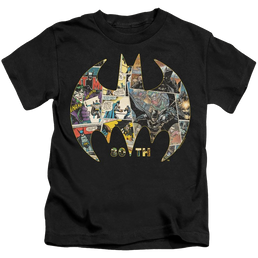Dc Batman 80Th Shield - Kid's T-Shirt Kid's T-Shirt (Ages 4-7) Batman   