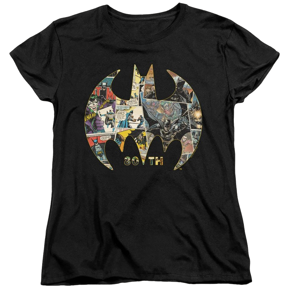Dc Batman 80Th Shield - Women's T-Shirt Women's T-Shirt Batman   