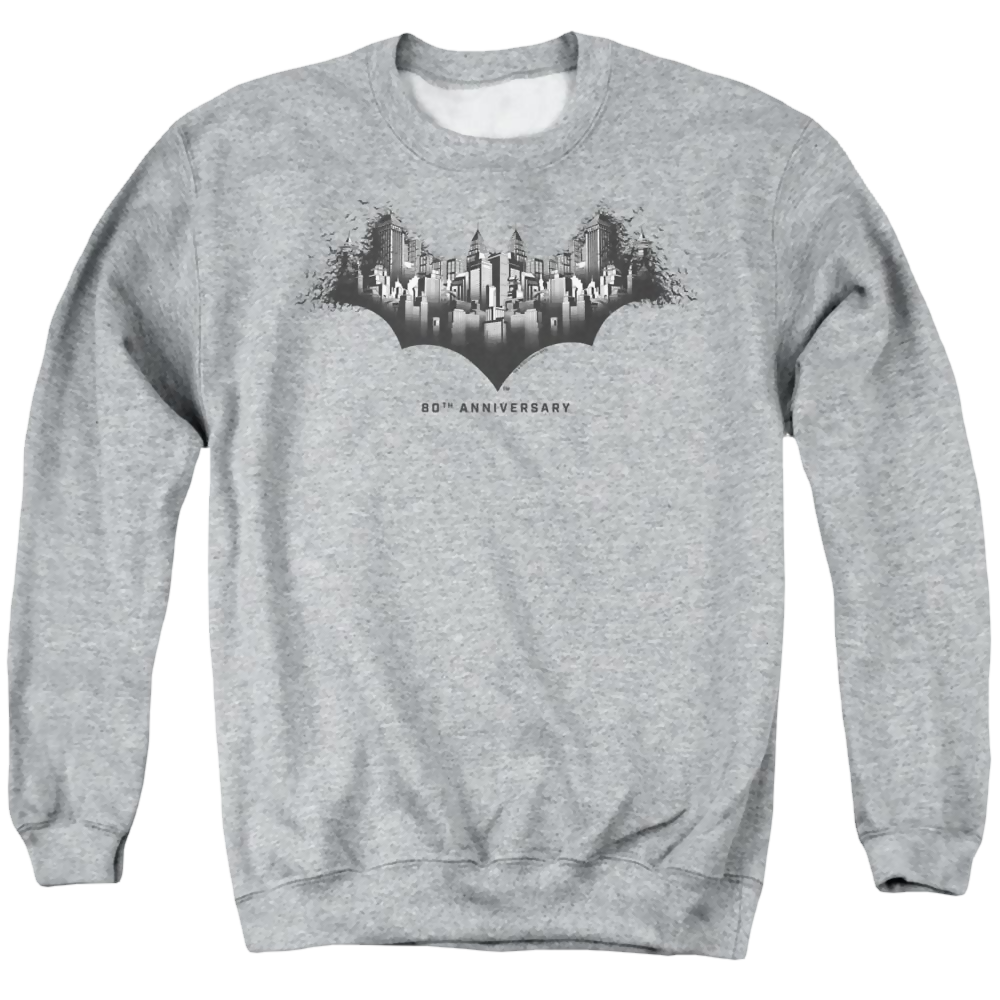 Dc Batman Gotham Shield - Men's Crewneck Sweatshirt Men's Crewneck Sweatshirt Batman   