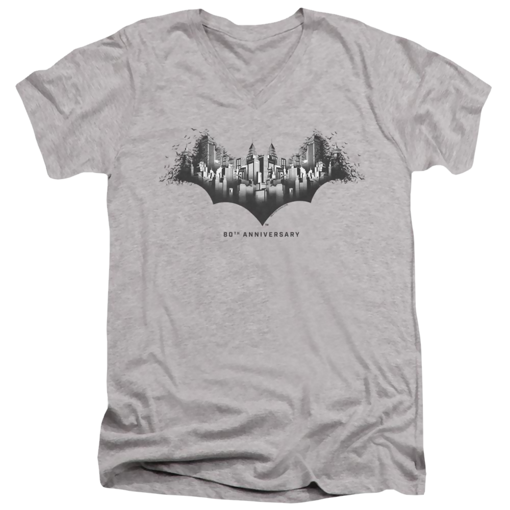 Dc Batman Gotham Shield - Men's V-Neck T-Shirt Men's V-Neck T-Shirt Batman   