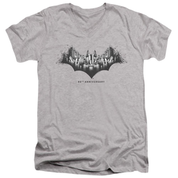 Dc Batman Gotham Shield - Men's V-Neck T-Shirt Men's V-Neck T-Shirt Batman   